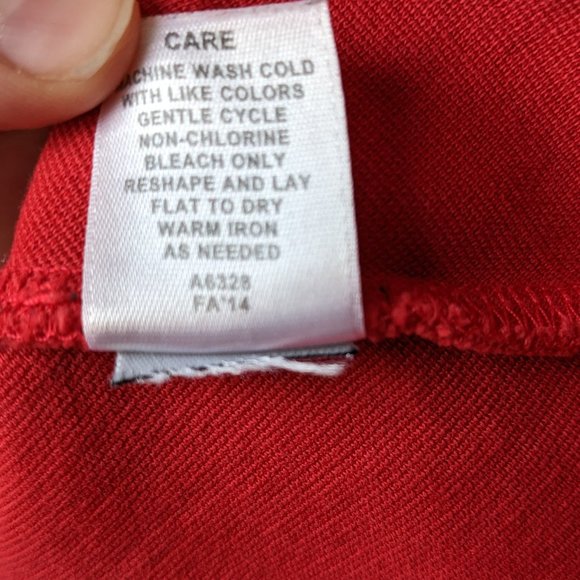 Madewell Red Flare A Line Mini Swing Skater Skirt Size 2 - Picture 5 of 8